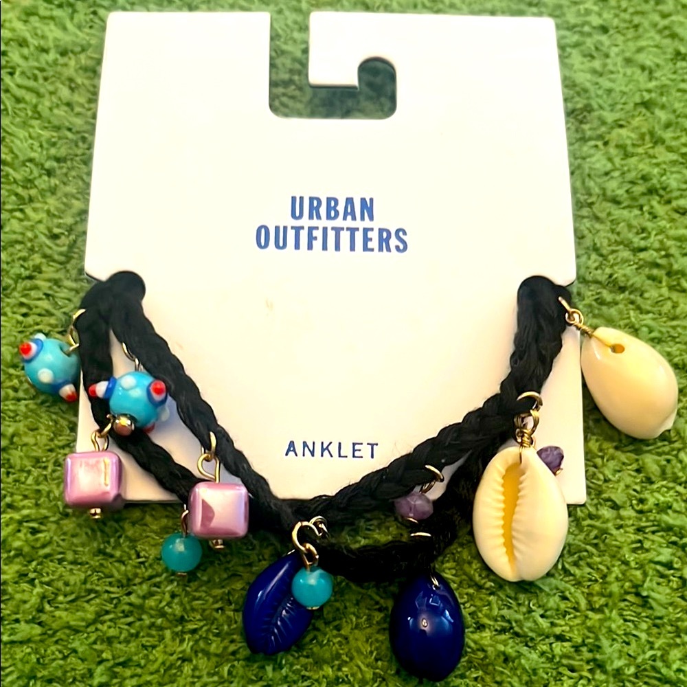 Urban Outfitters Seashell Beaded Ankle Bracelet Anklet New